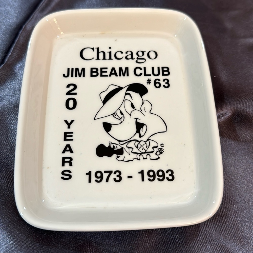 Jim beam club collectors plate